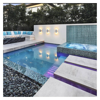 Patio, pool and spa remodeling – Tarzana, CA - Modern - Pool - Los ...