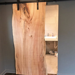 Live Edge Solid Maple Sliding Door - Home Improvement