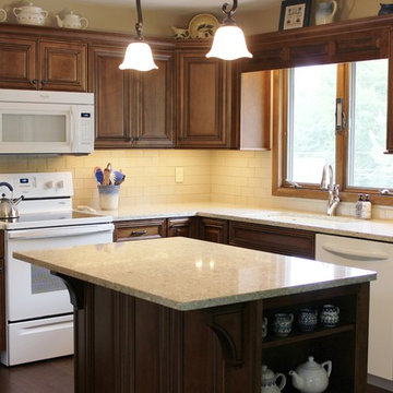 Moline, IL- Wall Removed To Make Room For an Island