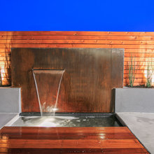 Outdoor Cor Ten Steel/water features