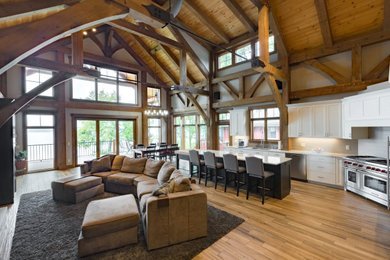 Timber Frame Lake Home in Monona Area