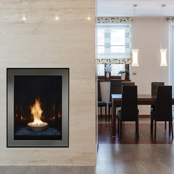 Modern Portrait Fireplace - American Hearth