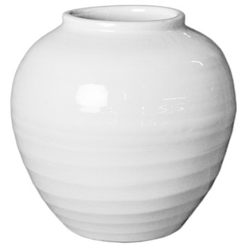 White Ceramic Milk Pottery