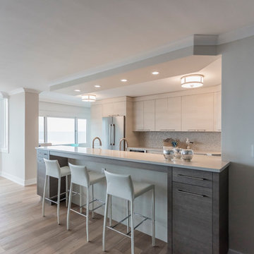 Long Branch Waterfront Condo Galley Kosher Kitchen