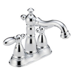 Delta Victorian&reg; Two Handle Centerset Lavatory Faucet - Bathroom Sink Faucets