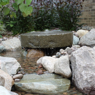 Mill Stone Water Feature in Ann Arbor, MI