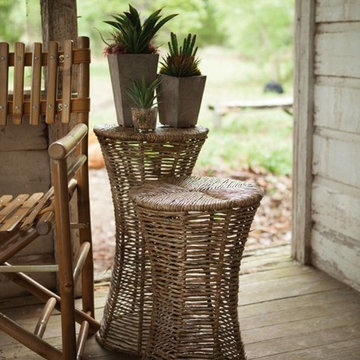 Set of 2 Rush and Iron Pedestals