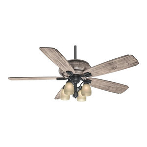 Casablanca 60 Heathridge Tahoe Ceiling Fan With Light And Wall