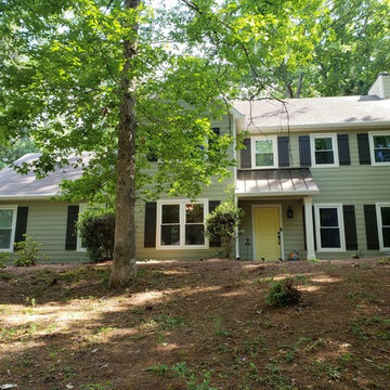 Miller/Hardie Cedar Mill Siding/SloComb Windows/Gutters/Paint/Functional Shutter