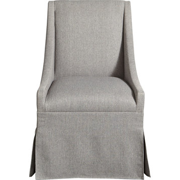Modern Townsend Arm Chair - Sky Silver