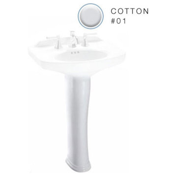 Toto PT642 Dartmouth Pedestal Base Only (Sink Sold Separate) - Cotton