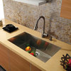 VIGO 30" Ludlow Stainless Steel Undermount Kitchen Sink, With Sink