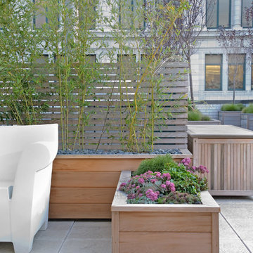 Relaxing urban outdoor space