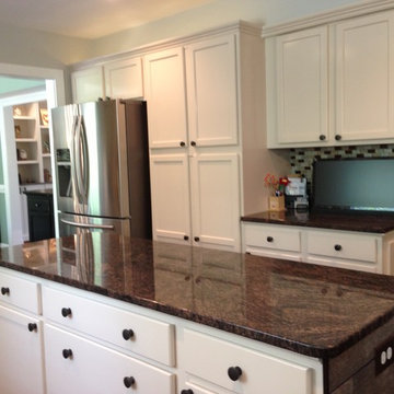 Painted kitchen cabinets