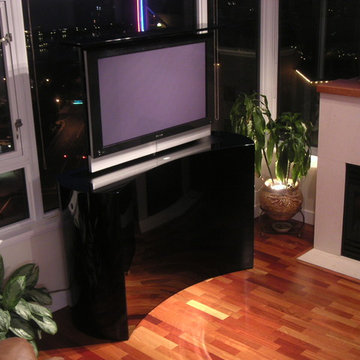 Amazing tailor made hidden TV lift furniture cabinet