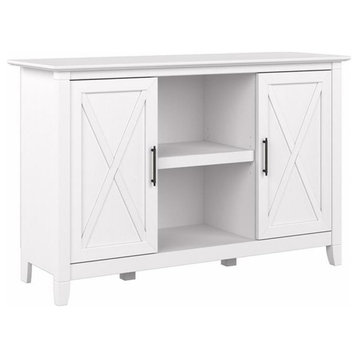 Key West Accent Cabinet with Doors in Pure White Oak - Engineered Wood