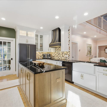 Contemporary Kitchen & Primary Bathroom Remodel Wilmington, NC