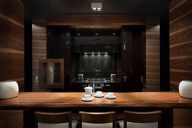 Idées déco pour une cuisine contemporaine.