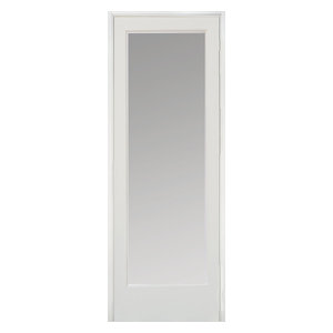 Shaker 1 Panel Primed Solid Core Prehung Interior Door
