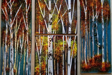 Fall Birch Forest