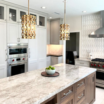 Serene Carmel Valley kitchen, designed for family living