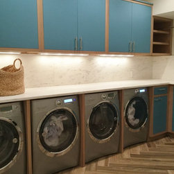 Greenwich, CT &ndash; Transitional &ndash; Laundry Room Cabinetry - Storage Cabinets