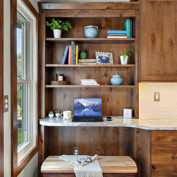 Showplace EVO Pendleton 275 in Rustic Alder Cashew and Evergreen Fog Kitchen