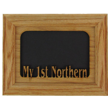 My First Northern Oak Picture Frame and Oak Matte, 5"x7"