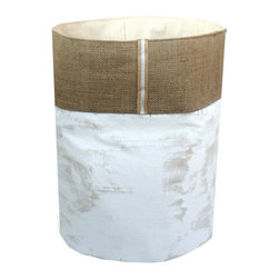 Mayenne Maison - Coastal Collection - Weathered Canvas Storage Bins - Storage Bins And Boxes