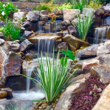 Disappearing waterfall