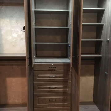 Custom Closet with Inside Lighting