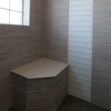 Contemporary Bathroom with Walk in Shower