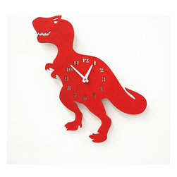 T Rawwwwrr Rex Children's Wall Clock - Kids Clocks