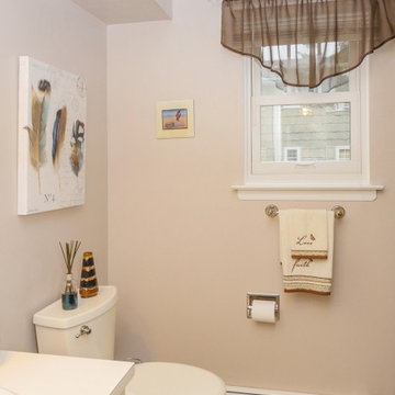 New White Window in Charming Bathroom - Renewal by Andersen Long Island