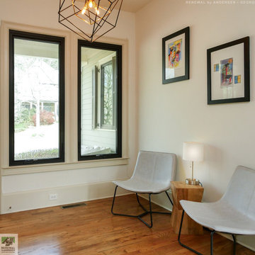 New Black Windows in Modern Home - Renewal by Andersen Georgia