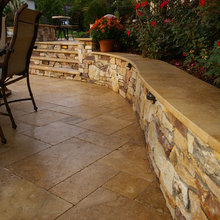 travertine patio
