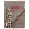 Jaipur Living Hebron Hand-Loomed Tribal Black and Red Throw