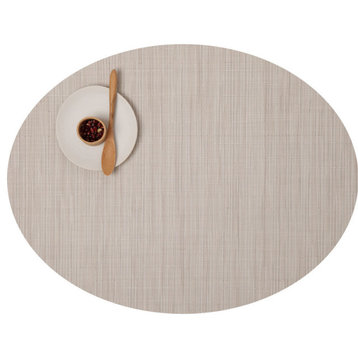 Bamboo Oval Table Mat, Chino