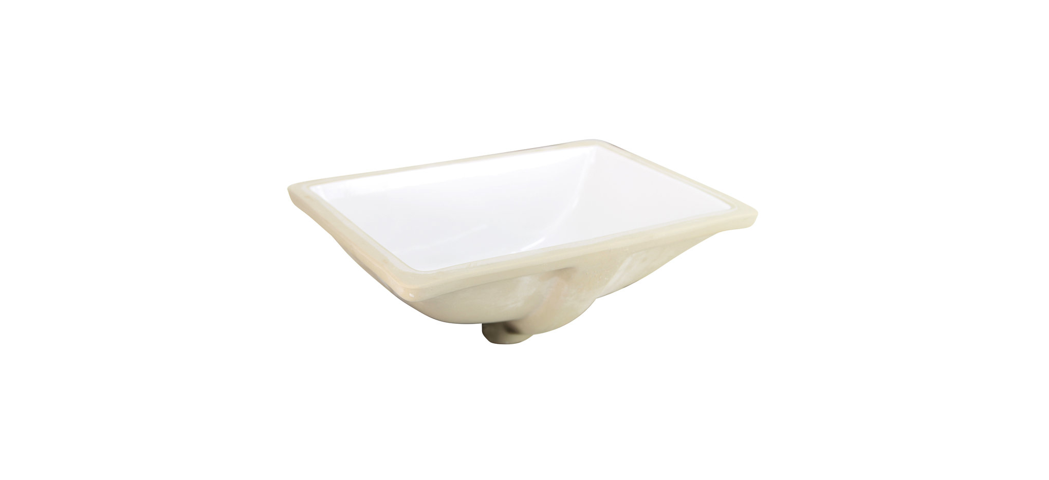 Nantucket Sinks 16"x11" Undermount Ceramic Sink, White