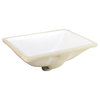 Nantucket Sinks 16"x11" Undermount Ceramic Sink, White