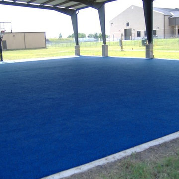 No Fault Safety Surface for Sport Courts