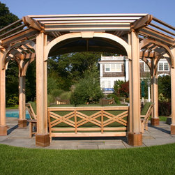 Octagonal Shade Pergola - Pergolas