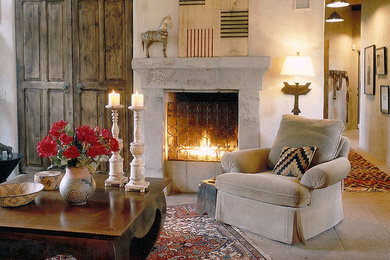 Living room - traditional living room idea in Phoenix