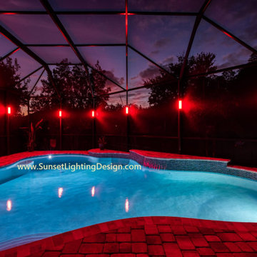 LED Lanai Lights and Pool Cage Lighting in Naples Florida