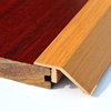 PVC Floor Transition Strip, Tile to Wood Flooring Edge Trim, Doorways Thresholds, Length 125cm/49.2in