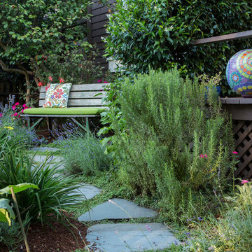 My Houzz: Colorful Garden Oasis in Marin County