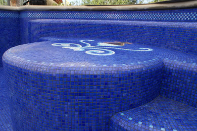 Pool - mediterranean pool idea in Orange County