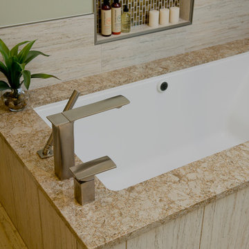 Soothing master bathroom