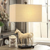 Chase Table Lamp, White