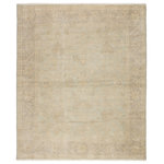 Jaipur Living - Jaipur Living Verity Knotted Oriental Gray/Cream Area Rug, 10'x14' - The Eloquent collection emanates traditional elegance, lending a soft and serene look to transitional homes. The Verity area rug features a faded Oushak design in muted gray and taupe tones. This hand-knotted wool rug grounds living spaces with a classic, earthy look.